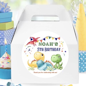 Dinosaur Birthday Favors, Dinosaur Birthday Labels, Dinosaur Party Labels, Dinosaur Party Stickers, Dinosaur Birthday Labels