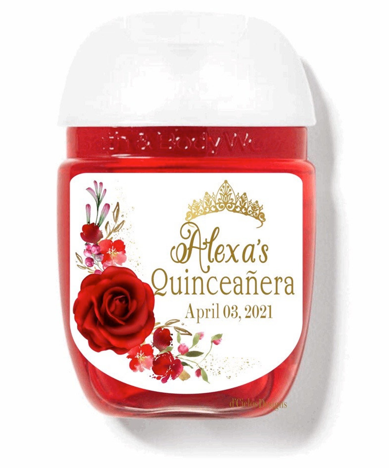 Quinceañera Labels Quinceañera Sticker Sweet 16 Birthday Etsy