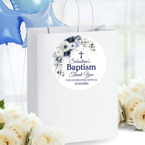 Baptism Labels, Christening Labels, First Holy Communion Labels, Baptism Favors Labels
