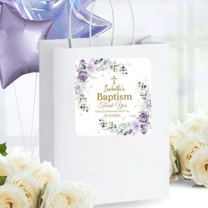 Baptism Labels, Christening Labels, First Communion Labels, Confirmation Labels, Calcomanías Bautiso