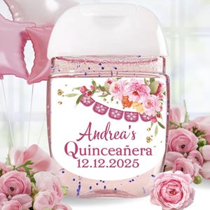 Quinceañera Labels, Quinceañera Sticker, Sweet 16 Birthday Labels, Sweet 16 Favors Labels, Quinceañera Favors Labels,  Mis Quince Labels