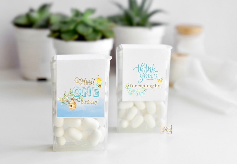 1st Birthday Mints Labels Baby Shower Mints Labels Be One Labels