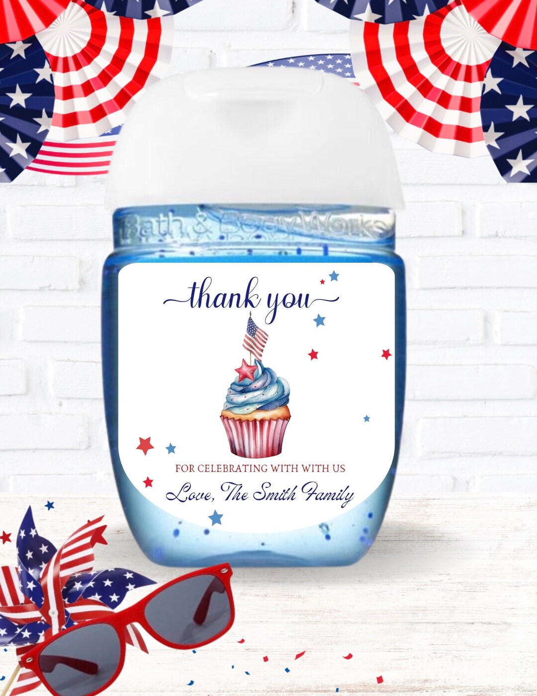 4th of July Labels, 4th July Birthday Labels, 4th July Favors Labels ...