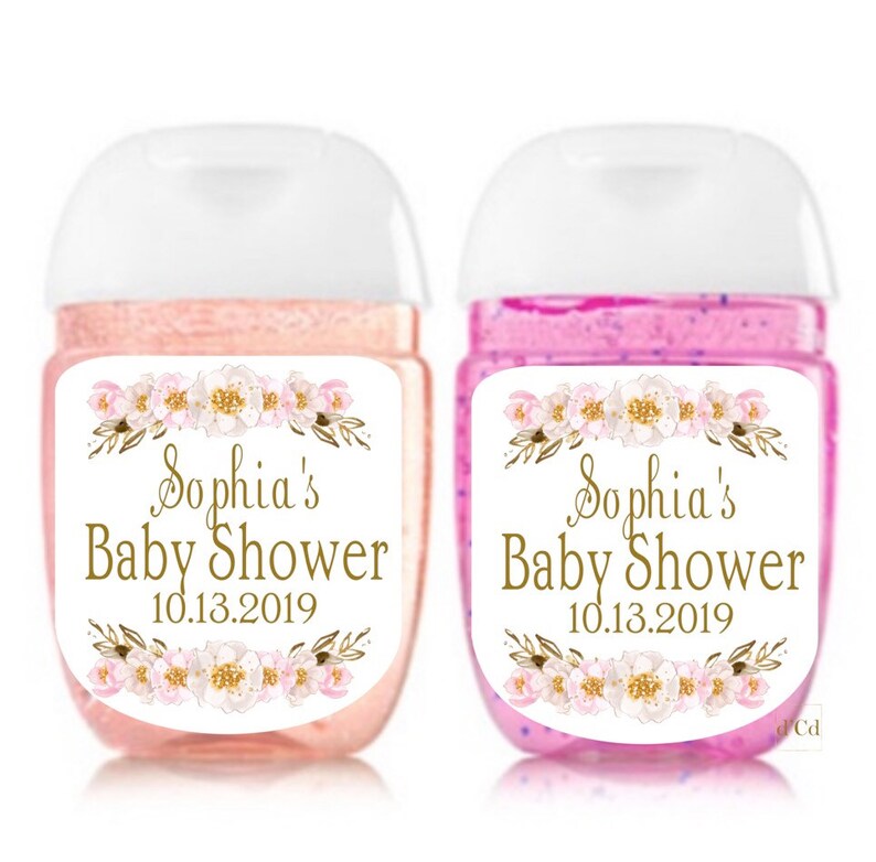 Baby Shower Hand Sanitizers Labels Etsy