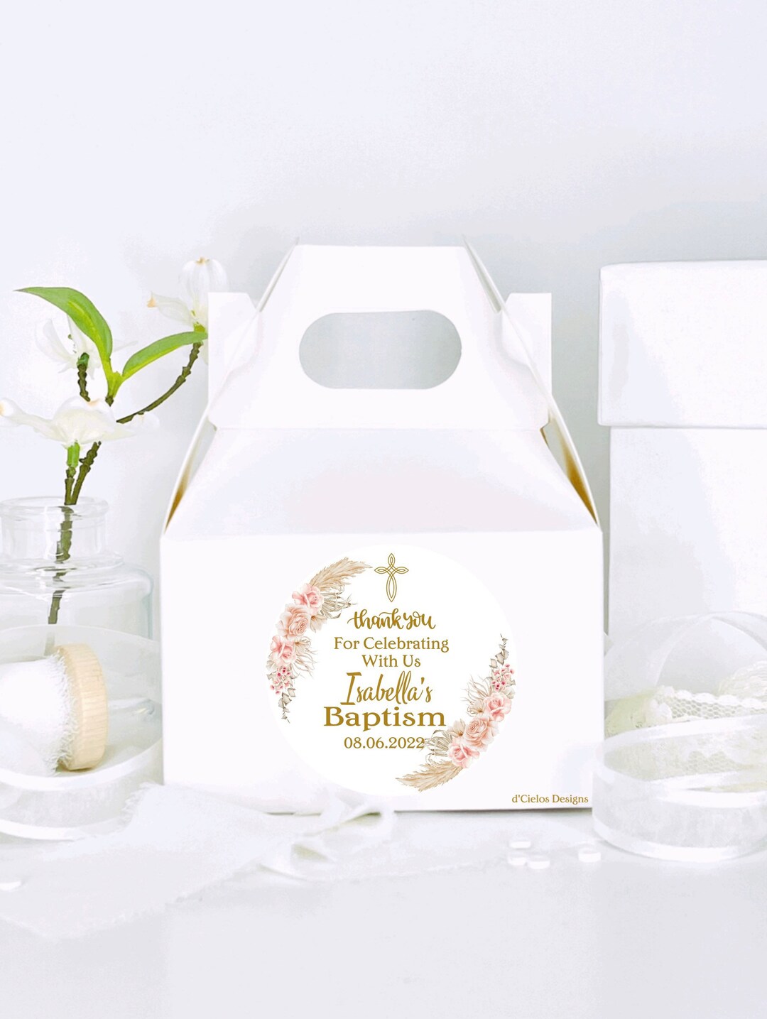 Baptism Labels, Christening Labels, First Holy Communion Labels ...