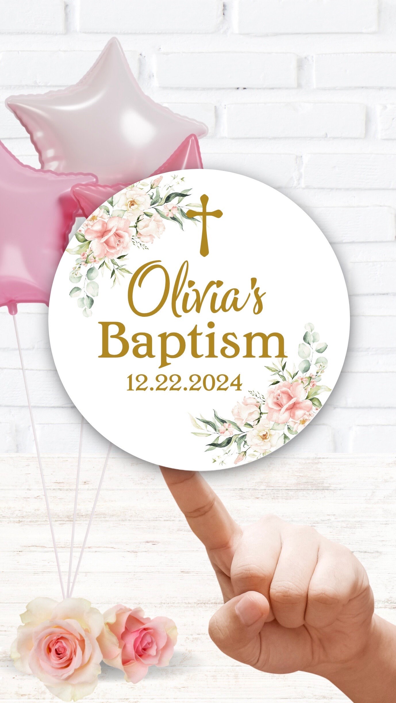 Baptism Labels, Christening Labels, First Holy Communion Labels ...