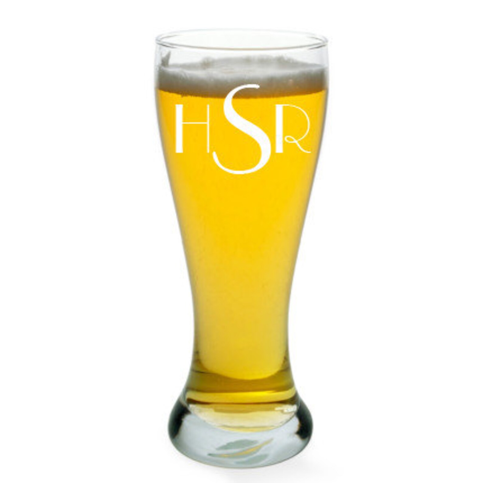 Set of 4 Personalized Pilsner Glasses Etched Glasses Etsy