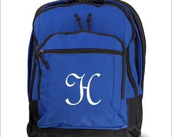 Personalized Back Pack, Embroidered Back Pack,Initial, Name, School Name, Team Name, Personal Book Bag |Back Pack|4042