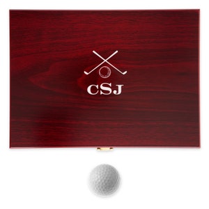 Personalized Golf Balls and Display Box Golf Gift Golf Ball Set Gift for golfers CUSTOM GOLF BALLS 3599 image 3