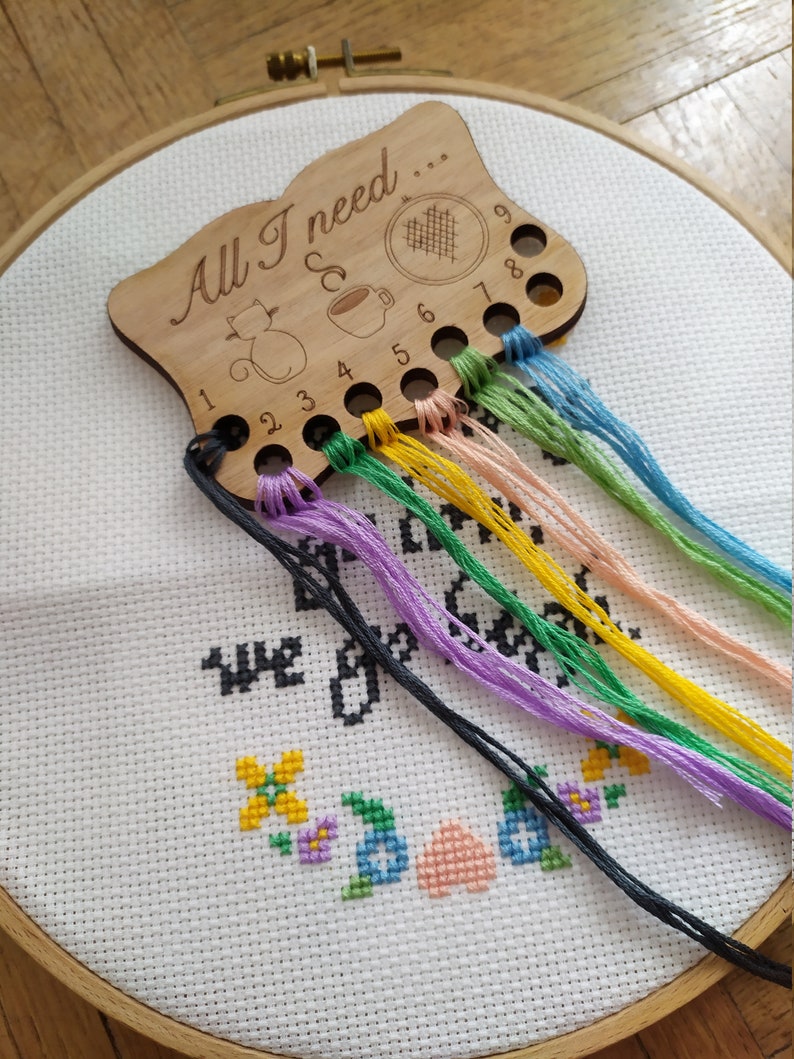 Thread Organiser Thread Organizer Cross Stitch Thread Etsy