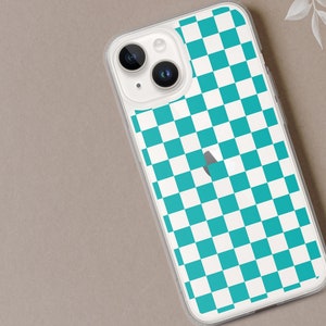 MINT MINI motif à damier iPhone 14 13 12 11 Pro Coque Max iPhone 13 12 mini coque iPhone XR coque iPhone X Max Case iPhone 7 8 14 Plus