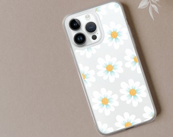 Daisy Pattern iPhone Case, Floral Phone Cover
