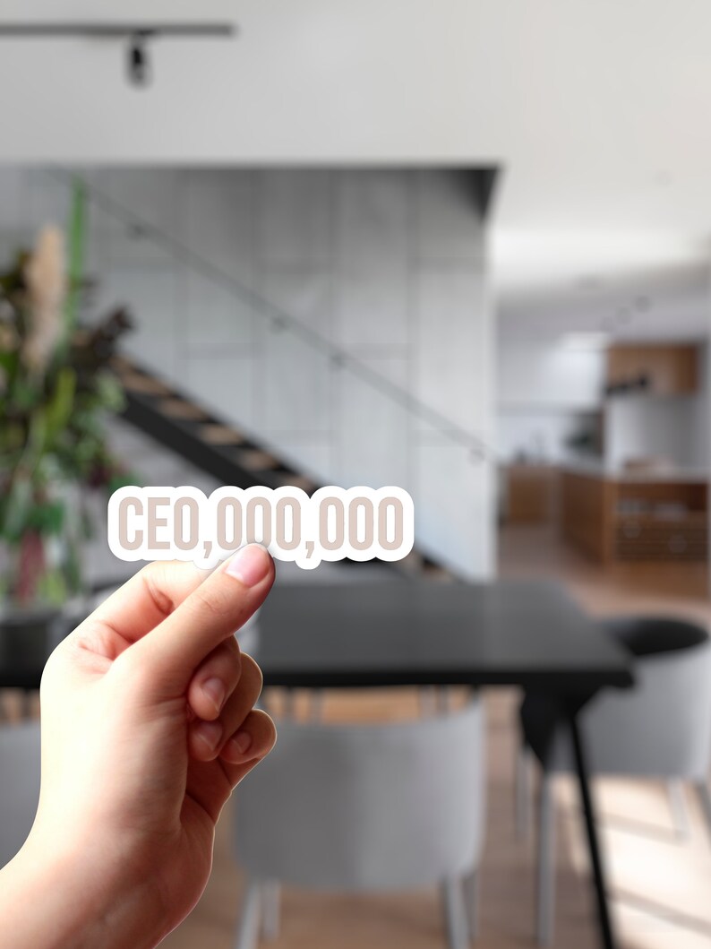 CEO Sticker | Inspirational Laptop Decal - Etsy