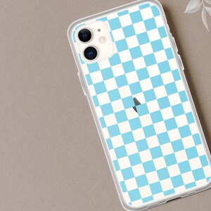 BLUE MINI Kariertes Muster iPhone 14 13 12 11 Pro Max Hülle iPhone 13 12 Mini Hülle iPhone XR Hülle iPhone X Max Hülle iPhone 7 8 14 Plus