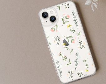 Floral iPhone Case: Wildflower Design, Protective & Eco-Friendly