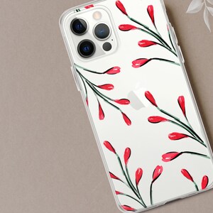 HOLLY CHRISTMAS iPhone 14 13 12 11 Pro Max case iPhone 13 12 mini case iPhone XR case iPhone X Max Case iPhone 7 8 14 Plus