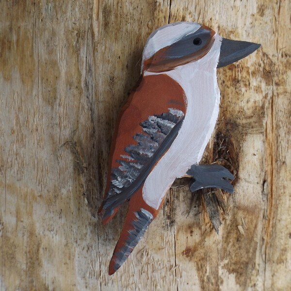 Wooden Toy Kookaburra - Australiana, Australian Native Fauna, Wooden Toys, Classic Toy, Waldorf, birds, birdlife, woodland, decor