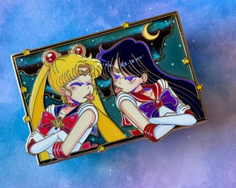 Pin de esmalte de mejores amigas