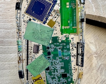 Upcycled Circuit Board Trinket Dish: Nerdy Tech Gift