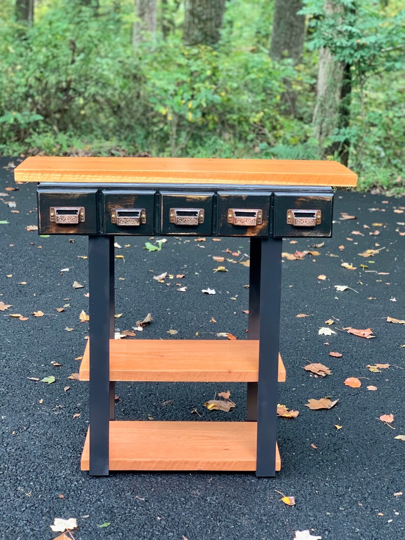Entryway Table Console Table Hallway Table Black Table Etsy
