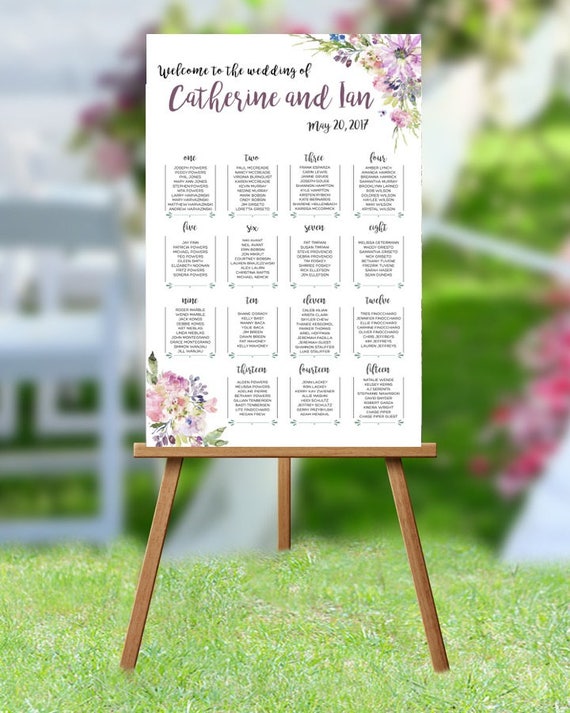 Wedding Seating Chart Background