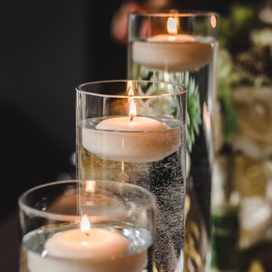 Soy Blend Floating Candles: 2-Inch Wedding Centerpieces (Box of 16)
