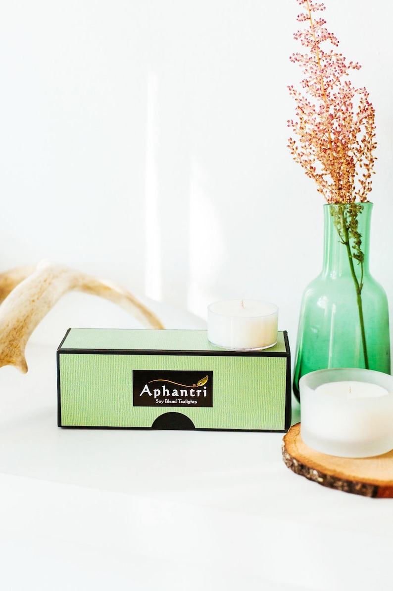 Bamboo Jasmine Scented Tea Light Candles Floral Candles Etsy