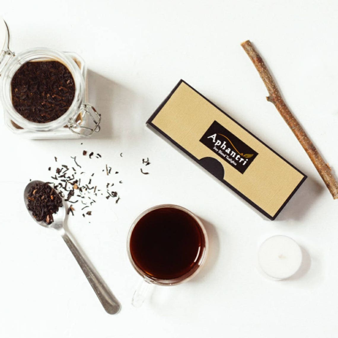 Black Tea Scented Tea Light Candles Tea Scented Candles Etsy