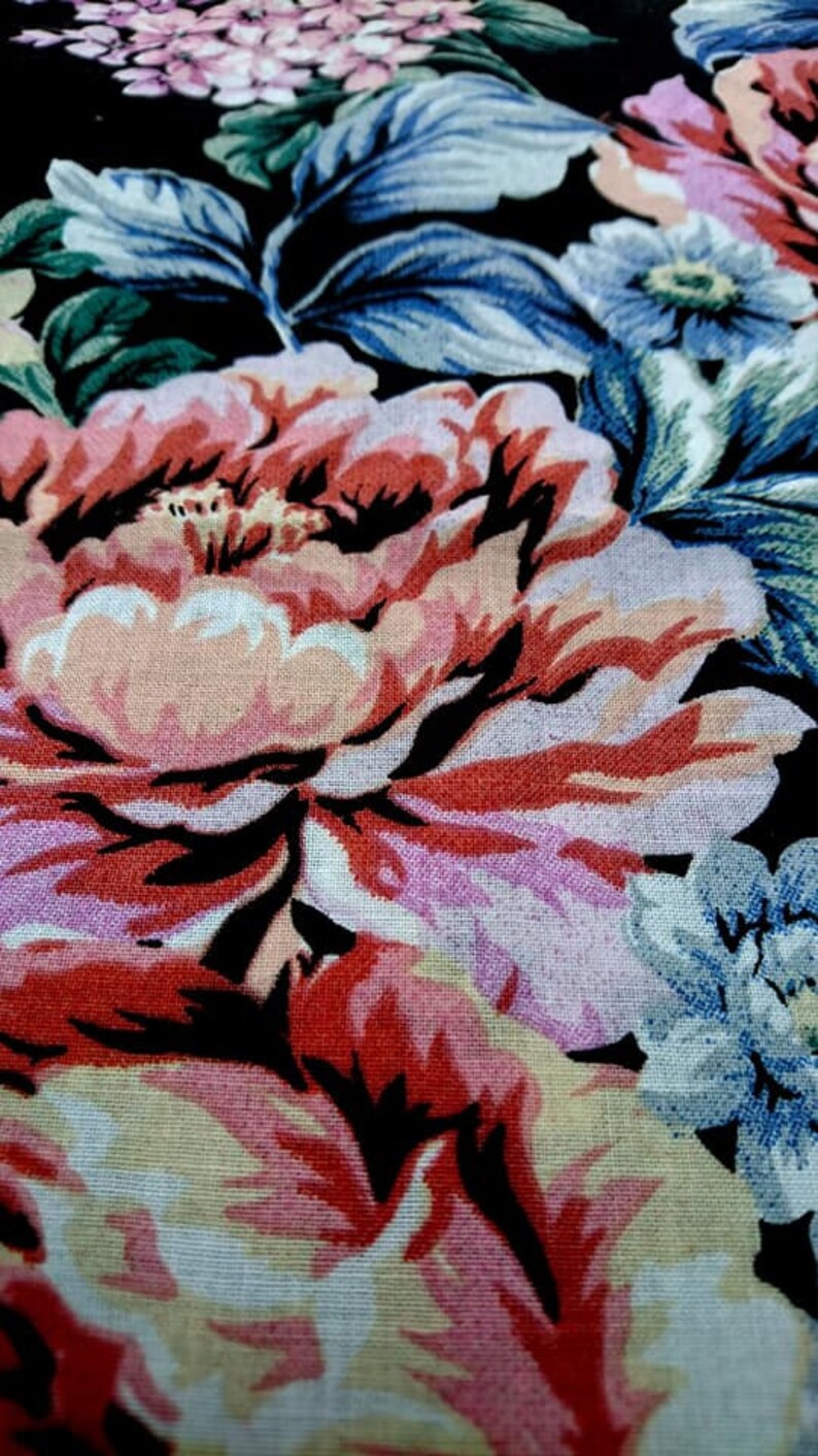 BoutiqueByDanielle Vintage 1990/'s Fabric Remnants Interior Decor