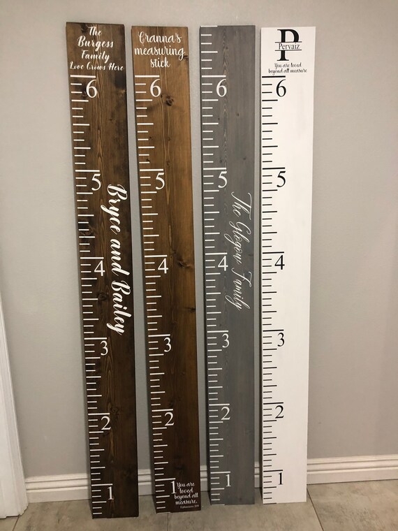 Etsy Personalized Growth Chart