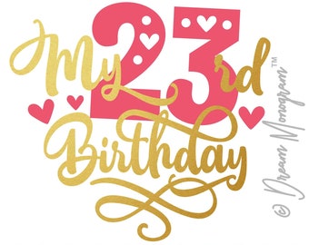 Happy 23rd Birthday Etsy