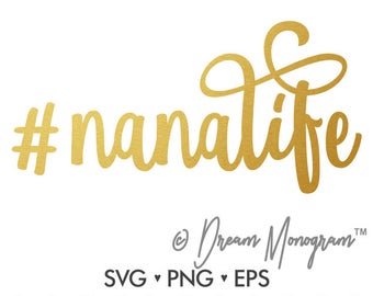 Download Nana svg | Etsy