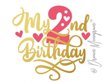 Download 2nd Birthday Svg Etsy