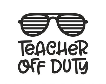 Off Duty Svg Etsy
