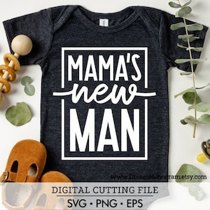 Download Mama S Little Man Svg New Baby Baby Boy Newborn Etsy