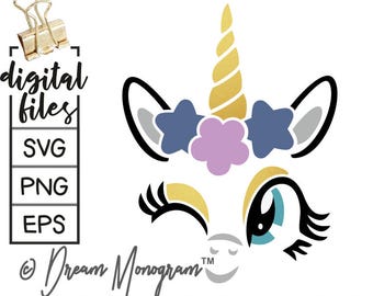 Unicorn Svg, Unicorn lashes svg, Lashes svg, Unicorn face svg, Unicorn head Svg, Cutting files for use with Silhouette Cameo, Cricut