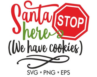 Download Santa Stop Here Svg Etsy PSD Mockup Templates