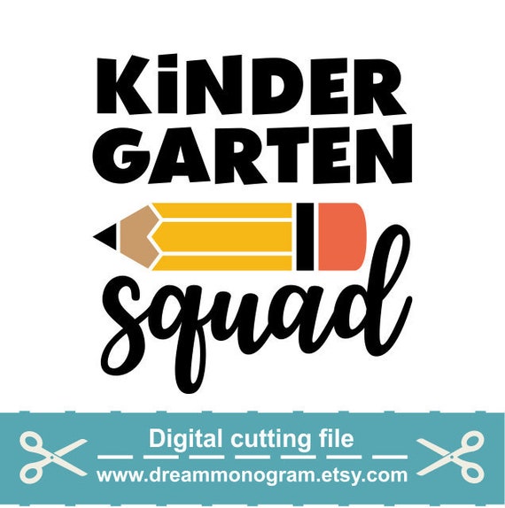 Download Kindergarten squad Svg Back to school Svg Kindergarten Svg ...