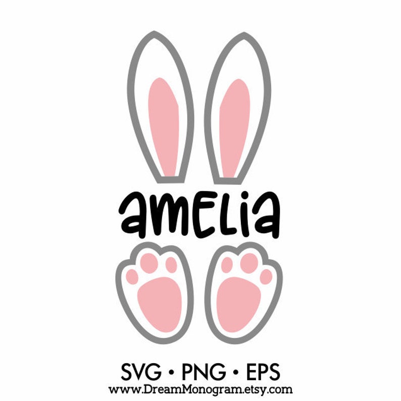 Bunny Svg Easter bunny Baby bunny Easter bucket design My | Etsy