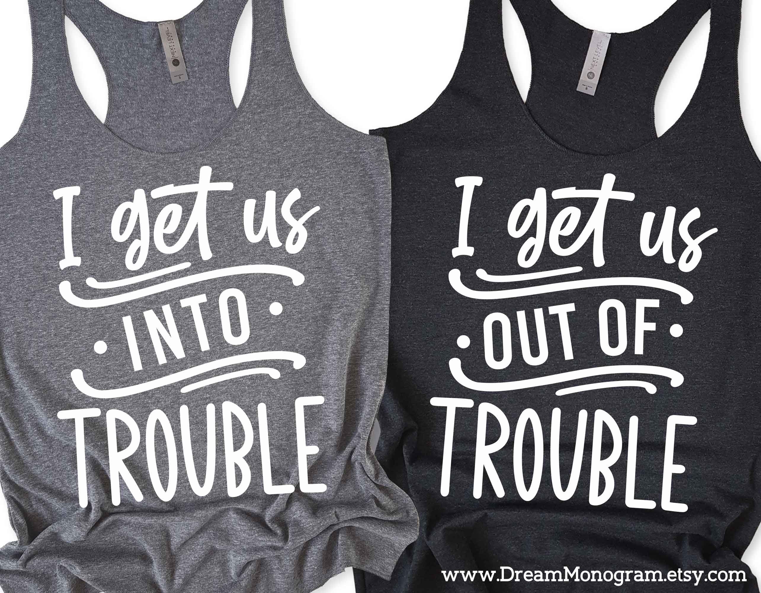 I Get Us Into Trouble SVG I Get Us Out Of Trouble Best | Etsy