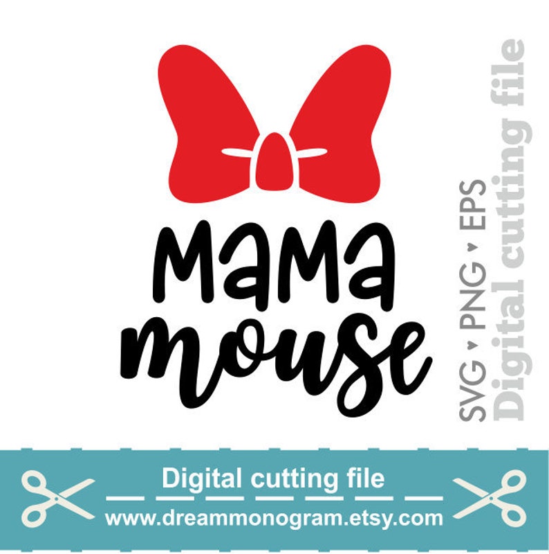 Mama mouse Svg Mommy mouse Svg Mouse Svg Minnie Svg Minnie ...