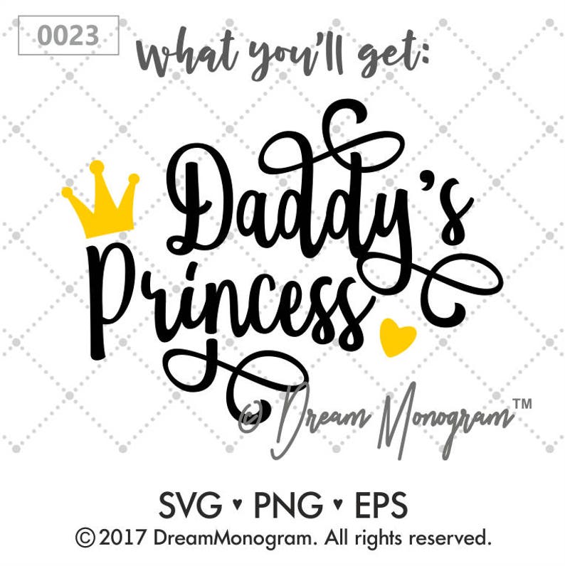 Free Free 102 Daddys Little Princess Svg Free SVG PNG EPS DXF File