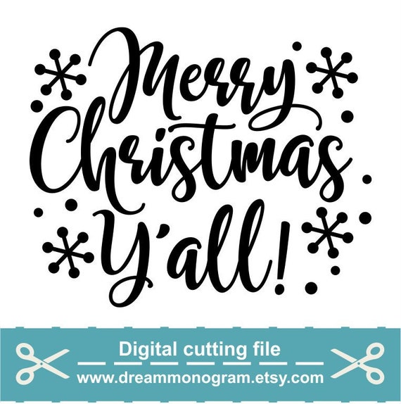 Download Merry Christmas Y All Svg Christmas Svg Holiday Svg Etsy