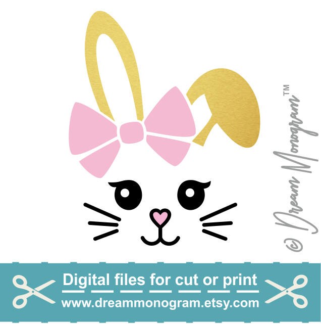 Download Bunny Svg Easter Svg Easter Bunny Svg Easter Cut File | Etsy