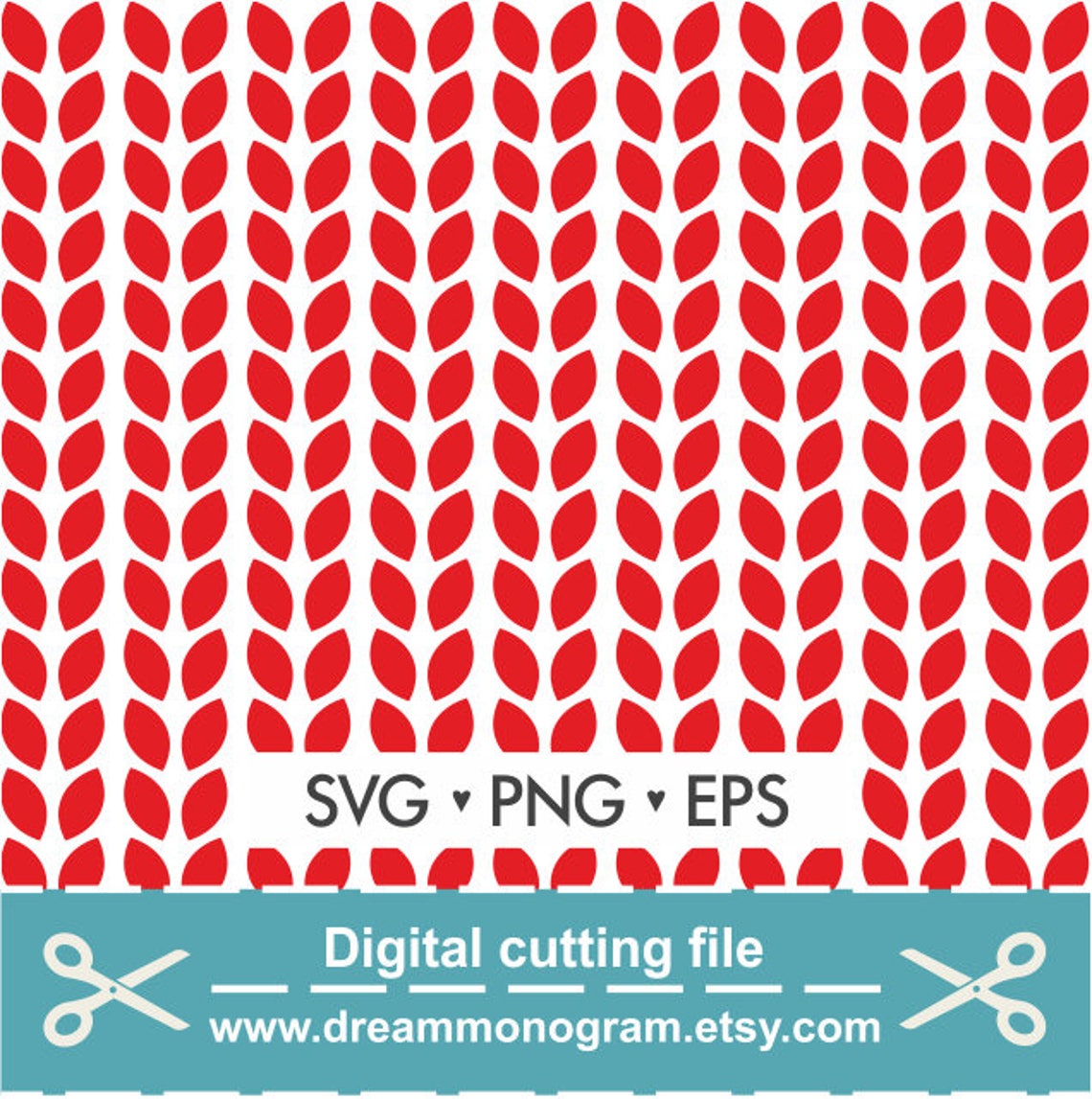 Knitted pattern Svg / Knit Svg / Plaid Svg / Cutting file Etsy