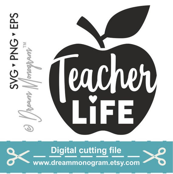 Download Teacher Life Svg Teacher Svg Teach Svg Back To School Svg Etsy