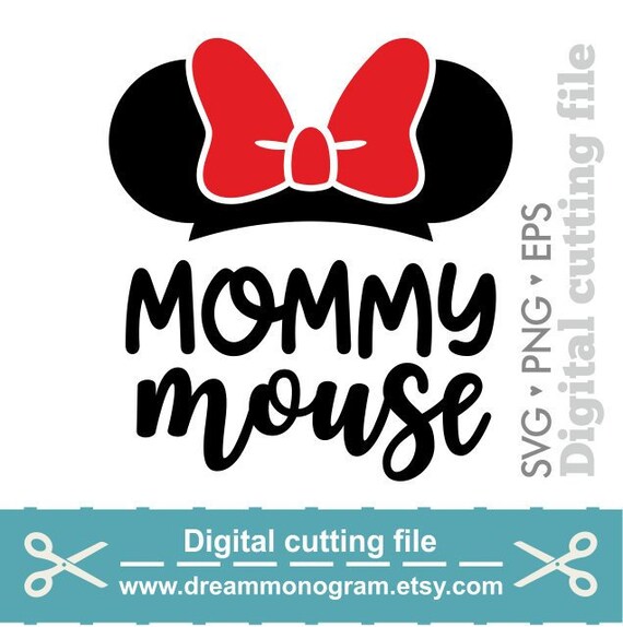 Download Mommy mouse Svg Mama mouse Svg Mouse Svg Minnie Svg Bow | Etsy