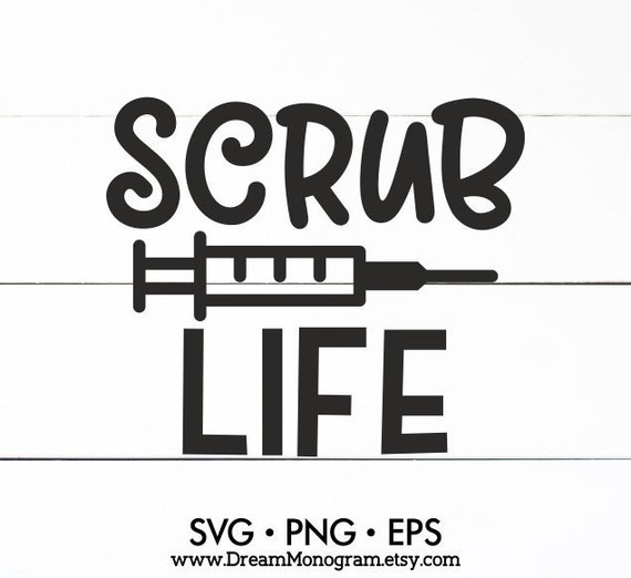 Download Scrub life Svg Nurse vibes Nurse squad Nursing Scrubs | Etsy