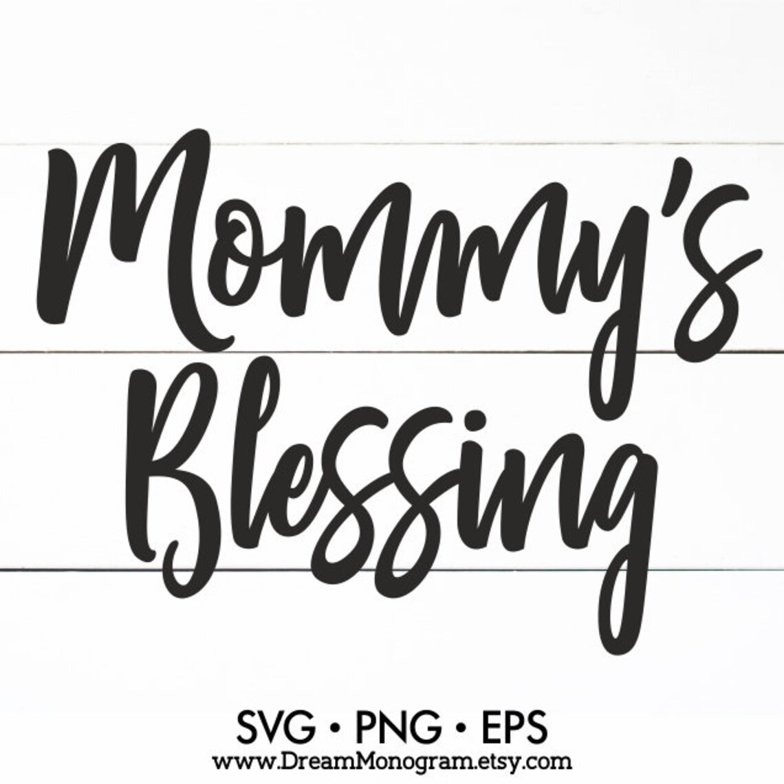 Mommy's Blessing SVG Blessed mommy Mom life Baby life | Etsy