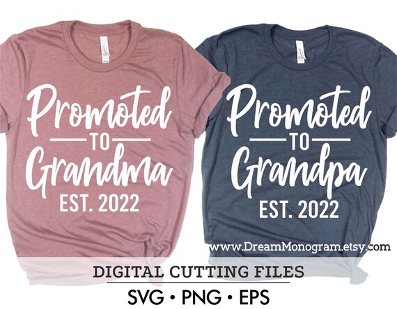 Promoted to grandma svg Est 2021 SVG New mimi svg Mother/'s Day svg gift png pdf Family shirt t shirt mug design svg Promoted to mimi svg